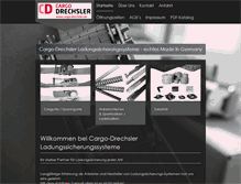 Tablet Screenshot of cargo-drechsler.de